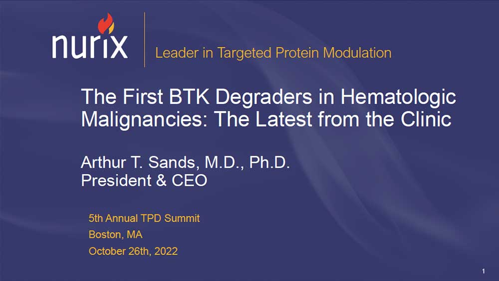 The First BTK Degraders in Hematologic Malignancies: The Latest from the Clinic