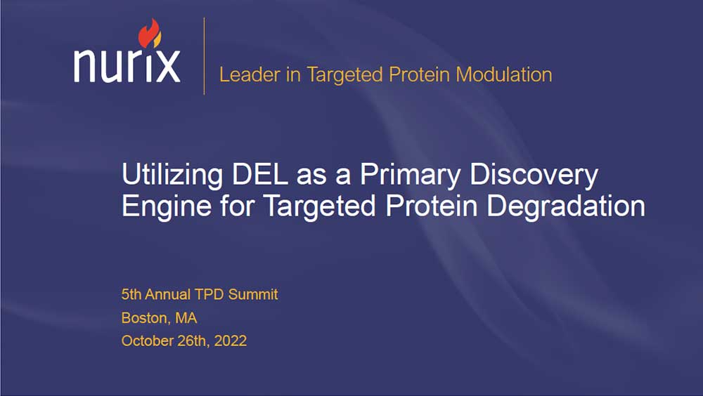Utilizing DEL as a Primary Discovery Engine for Targeted Protein Degradation