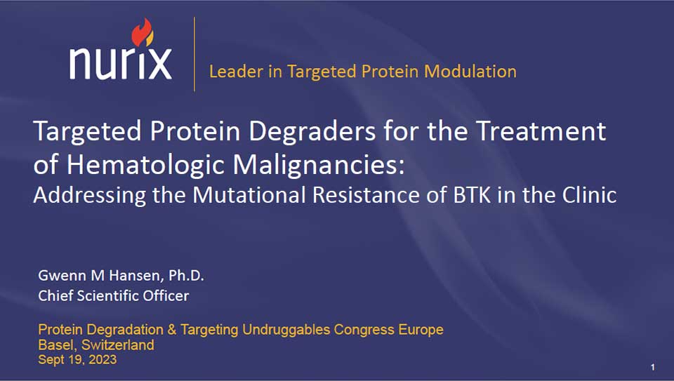Protein Degradation & Targeting Undruggables Congress Europe